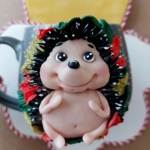Cana cu arici handmade, Casă & Stil de viață, Accesorii pentru echipamente de bucătărie, Accesorii de servire, Căni, , ARTYNOS