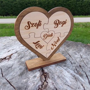 Puzzle cu inimă pentru Ziua Mamei -  - Artynos.ro