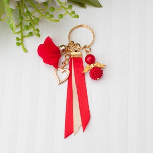 Breloc, ornament pentru geanta - Angelfish rosu/dorat, Genti si portofele, Accesorii genti, Breloc, , ARTYNOS