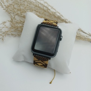 Bratara Apple watch - 38 mm pulse gold/red dark sidef - bijuterii - bijuterii și ceasuri - ceas brățară - Artynos.ro