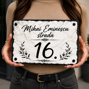 Placuta personalizata cu numarul casei - Artynos.ro