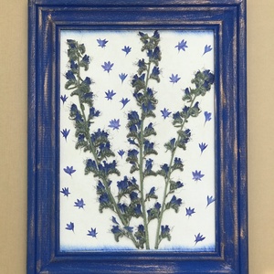 Tablou cu flori sălbatice albastre - casă & stil de viață - accesorii pentru decorat casa - decorațiuni de masă și decorațiuni pentru rafturi  - florării și grădini de sticle - Artynos.ro