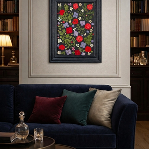 Herbar Premium Midnight Botanical � Compozitie Florala in Rama Neagra, Casa & Stil de viata, Decoratiuni de casa, Accesorii florale, Buchete de flori, Aranjament de flori, ARTYNOS