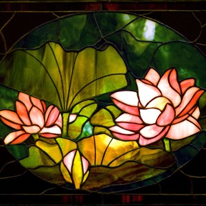 Lotusi Tavi, imagine de perete tiffany luminoasa, , , ARTYNOS
