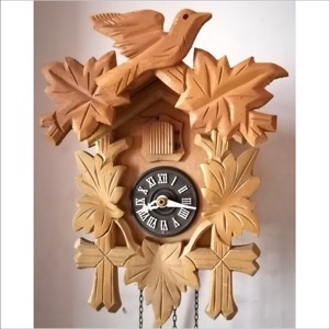 Ceas cu cuc original din Padurea Neagra, sculptat manual, Casa & Stil de viata, Decoratiuni de casa, Decoratiuni de pereti, Ceasuri de perete, , ARTYNOS