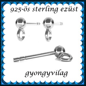 Inchizatoare pentru bijuterii din argint 925: inchidere pentru cercei cu dop EFK B 01-1-4 - Artynos.ro