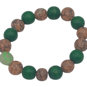 Bratara cu murgele in sticla si lemn  - arte vizuale și accesorii  - grafică, ilustrație - desene în cărbune - Artynos.ro