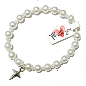 Bratara cu perle si cruce - Artynos.ro