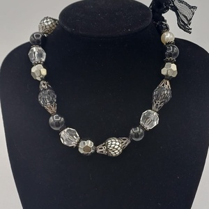 Colier Nocturna Elegance - bijuterii - coliere - coliere din mărgele - Artynos.ro