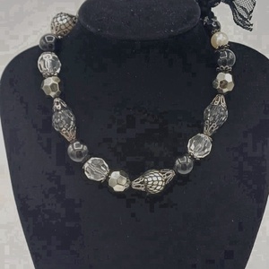 Colier Nocturna Elegance - bijuterii - coliere - coliere din mărgele - Artynos.ro