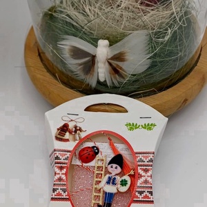 Brosa Cosar pe Scara - bijuterii - mărțișor - Artynos.ro