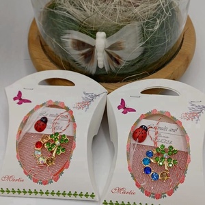 Martisor Trifoi si pietre cu buburuza, Bijuterii, Martisor, Altele, ARTYNOS