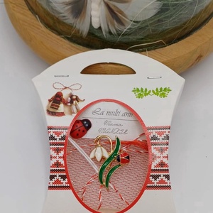 Martisor cu Ghiocel si Gargarita - bijuterii - mărțișor - Artynos.ro