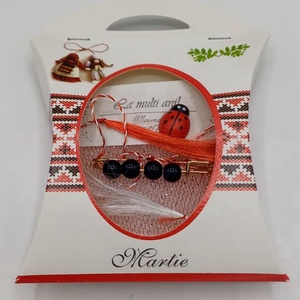 Brosa martiosor ,se poarta tot anul - bijuterii - broșe - Artynos.ro