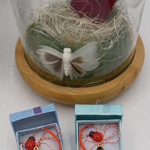 Martisor Gargarita rosie - Artynos.ro