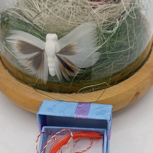 Martisor Frunza cu Buburuza - bijuterii - mărțișor - Artynos.ro