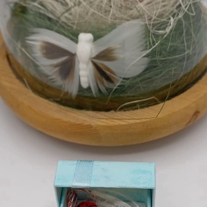 Martisor floare si buburuza - bijuterii - mărțișor - Artynos.ro