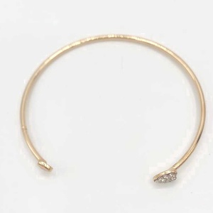 Brățară metalică culoare aurie � design elegant - bijuterii - brățări - brățări împletite - Artynos.ro