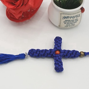 Cruce decorativa din snur � lucrata manual - Artynos.ro