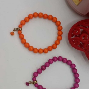 Brățări cu mărgele colorate din sticla cu fir elastic.� energie și bucurie - bijuterii - brățări - brățări din perle - Artynos.ro