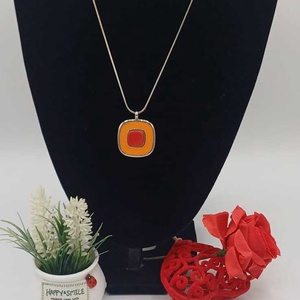 Set de bijuterii minimalist, compus din colier si cercei asortati., Bijuterii, Coliere, Coliere cu pandative, Confectionarea bijuteriilor, ARTYNOS