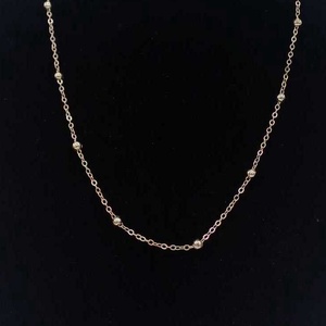 Colier fin și elegant, cu un design minimalist ,cu perle metalice. - bijuterii - coliere - Artynos.ro