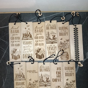 SEMN DE CARTE DIN LEMN � GRAVAT CU SUFLET - cărți și creații cu tematică muzicală, cadouri - semn de carte - Artynos.ro