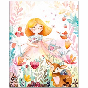 Artă pe pânză cu zâna de vară , Casă & Stil de viață, Accesorii pentru decorat casa, Picturi murale, Tablouri/picturi pe pânză, Fotografie, grafică, desen, ilustrație, Pictură, ARTYNOS
