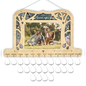 Calendar perpetuu cu ramuri - casă & stil de viață - accesorii pentru decorat casa - decorațiuni de pereți, decorațiuni suspendate - calendar perete - Artynos.ro