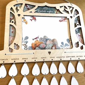 Calendar perpetuu cu ramuri - casă & stil de viață - accesorii pentru decorat casa - decorațiuni de pereți, decorațiuni suspendate - calendar perete - Artynos.ro