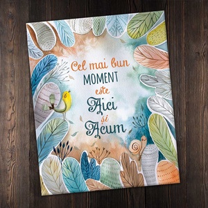 Tablou pânză cu citat - casă & stil de viață - accesorii pentru decorat casa - picturi murale - panouri și tablouri, panouri decorative - Artynos.ro