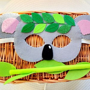 Koala cu frunze costum de carnaval pentru fete -  - Artynos.ro