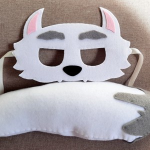 Lup alb cu coadă costum de carnaval pentru băieți - Disponibil acum -  - Artynos.ro