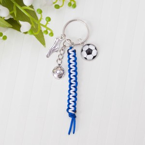 Breloc, ornament pentru geanta - Fotbal albastru/alb, , , ARTYNOS