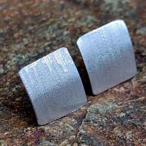 Cercei minimali, patrati, din aluminiu - Artynos.ro