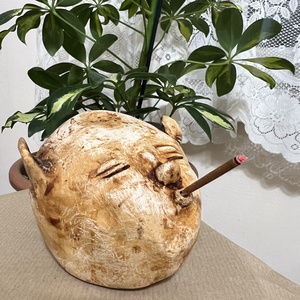 Suports de tămâie Troll Handmade - casă & stil de viață - accesorii pentru decorat casa - decorațiuni cu tematică spirituală - tămâie și suport tămâie - Artynos.ro
