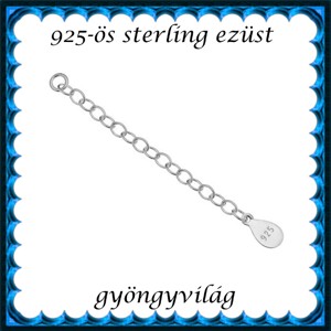 Accesorii pentru bijuterii din argint 925: prelungitor de lant ELK LH 07e, Accessorii si unelte, Margea, componente de bijuterii, Alte piese, , ARTYNOS