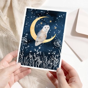 Carte poștală de Crăciun, felicitare, animal de pădure cadou companion -  - Artynos.ro