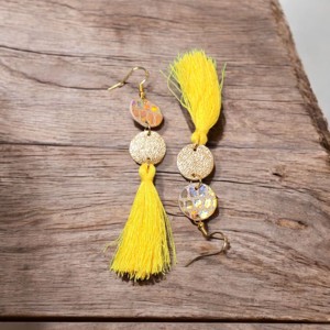 Cercei din aur cu accesorii din oțel inoxidabil -  - Artynos.ro