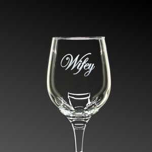 Sticla gravata cu inscriptia Hubby si Wifey, , , ARTYNOS