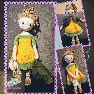 Papusa crosetata, Jucarii si echipamente pentru copii, Plusuri, Papusa crosetata, papusa de plus, , ARTYNOS