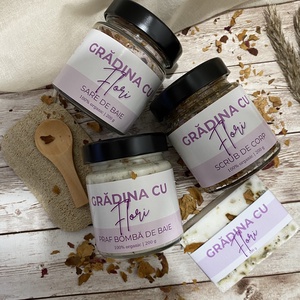 Set cadou SPA pentru baie, cu aroma florala, Baie si Frumusete, Accesorii de ingrijire personala, Produse speciale pentru ingrijirea pielii, Altele, ARTYNOS