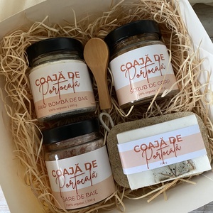 Set cadou SPA pentru baie, cu aromă de portocală - baie și frumusețe - accesorii de îngrijire personală - loțiune de corp, unt de corp - Artynos.ro