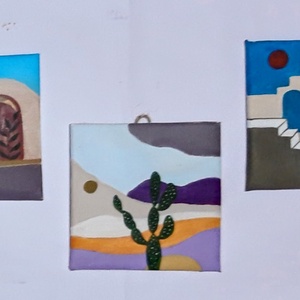 Drum spre Creta, Arte vizuale si accesorii , Picturi, Pictura acrilica, Pictura, ARTYNOS