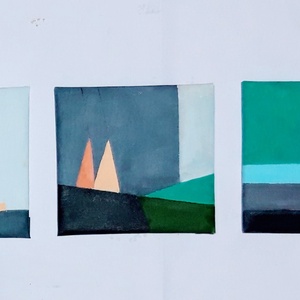 Trei feluri de liniste, Arte vizuale si accesorii , Picturi, Pictura acrilica, Pictura, ARTYNOS