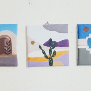 Drum spre Creta - arte vizuale și accesorii  - picturi - pictură acrilică - Artynos.ro