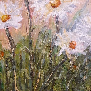 Margarete in lumina calda - arte vizuale și accesorii  - picturi - pictură acrilică - Artynos.ro