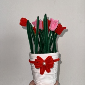 Ghiveci cu lalele  - casă & stil de viață - decorațiuni de casă - accesorii florale - flori în ghiveci - Artynos.ro