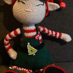 Elf baietel , Jucarii si echipamente pentru copii, Jucarii si accesorii pentru copii, Papusi de joaca, Crosetat, Cusatura, ARTYNOS