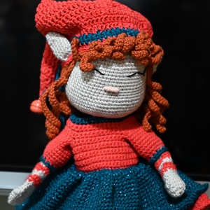 Elf fetita, Jucarii si echipamente pentru copii, Jucarii si accesorii pentru copii, Papusi de joaca, Crosetat, Cusatura, ARTYNOS